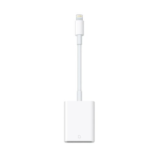 Apple Adaptateur - Original Apple - Lightning vers lecteur de carte SD Pour iPhone, iPad & iPod