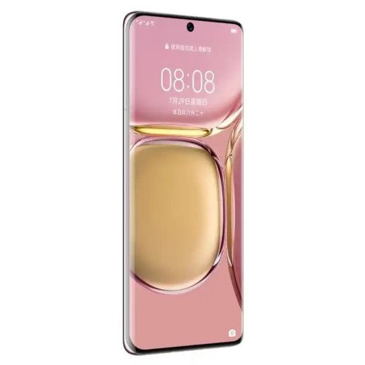 Huawei P50 pro Smartphone 12GB Ram 512GB Stockage OLED de 6,5"  avec une résolution 1228 x 2700 pixels rose