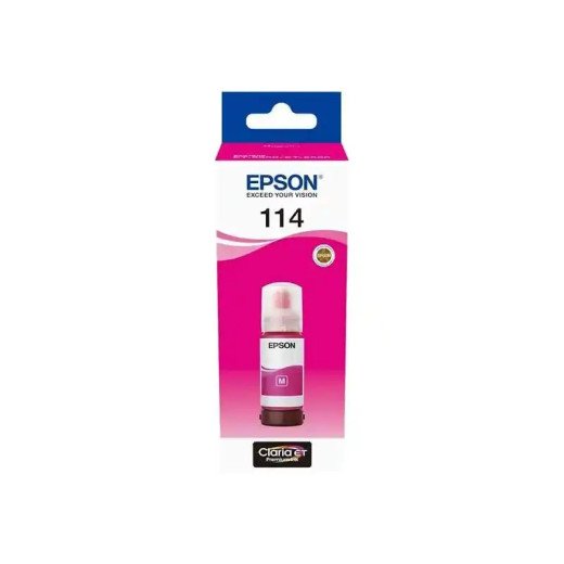 Epson série 114 Bouteilles d’encre originales magenta ecoTank 70 ml économique..
