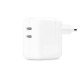 Apple Adaptateur -  Original Apple - secteur double port USB-C 35 Wat iPhone, iPad, MacBook