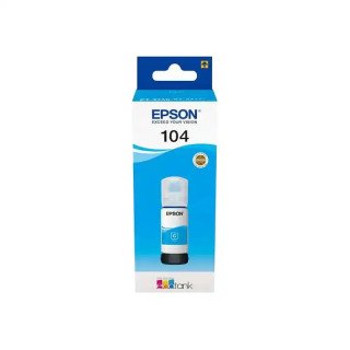 EPSON série 104 bouteilles d’encre originales cyan EcoTank  65 ml