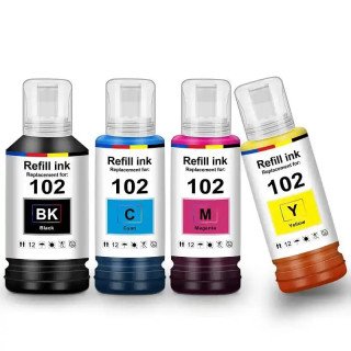 Epson série 102 Bouteilles d’encre originales Multipack 337 ml EcoTank