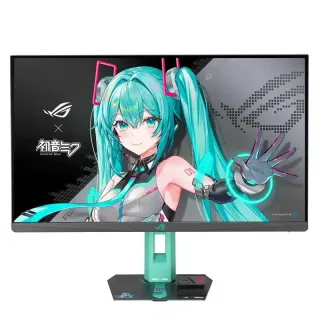 Asus Moniteur ROG Strix Hatsune Miku Edition 27" - 260 Hz - 0,3 ms - AMD FreeSync - 1x USB-C, 1x DP HDMI, 1x Prise casque
