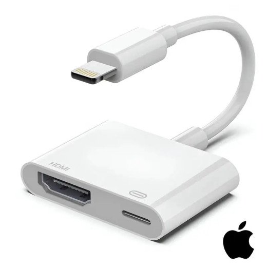 Apple Adaptateur -  Original Apple - Lightning - HDMI  pour iPhone & iPad, Full HD 1080p - Garantie 1an