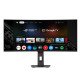Asus ROG Strix QD-OLED Moniteur de Jeu incurvé 34 pouces 3,5K - 240Hz - 0,03 ms - AMD FreeSync, G-Sync - haut-parleurs intégrés
