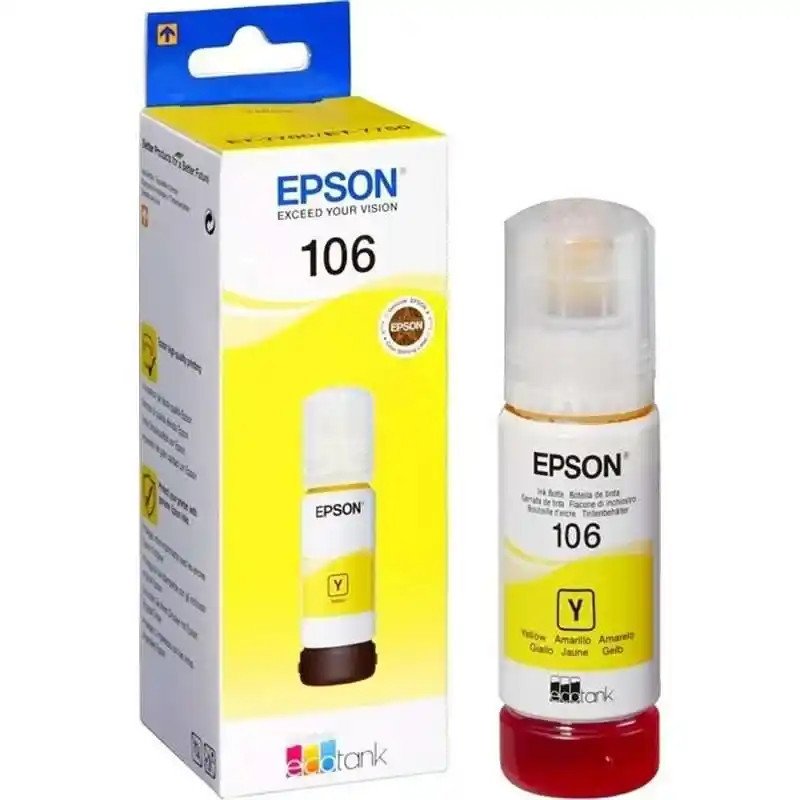 Epson série 106 bouteille d'encre  EcoTank 70 ml qualité supérieure.