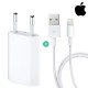 Apple Chargeur  - Original Apple - Lightning A1400 + Câble MD818 -  iPod, iPad & iPhone