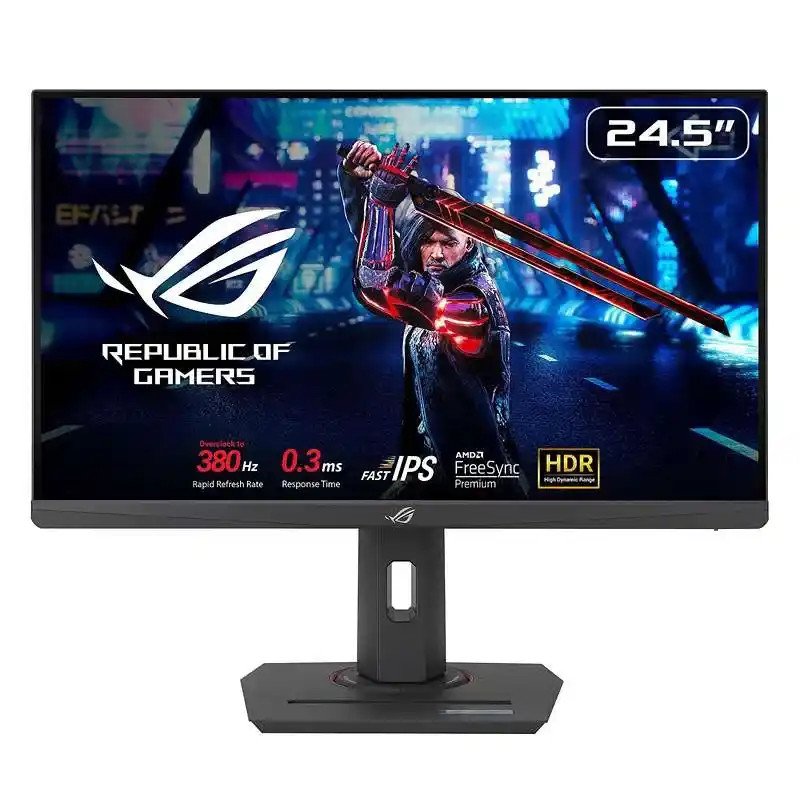 Asus ROG Strix Moniteur eSports Gaming 24,5 pouces FHD - 380 Hz - 0,3 ms - AMD FreeSync Premium - 1x DP, 2x HDMI, 2x USB