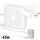 Apple chargeur - Original Apple -  Adaptateur secteur MagSafe 2 45 W Pour MacBook Air