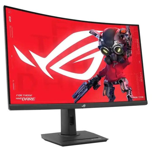 Asus Moniteur gaming ROG Strix USB Type-C 31,5 pouces incurvé - 280 Hz - 1ms - AMD FreeSync Premium - HDMI, USB-C, DisplayPort