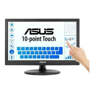 Asus Moniteur tactile 15,6 pouces FHD, tactile 10 points, IPS, grand angle de vue, anti-scintillement, faible lumière bleue