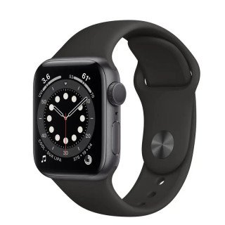 Apple Watch Series 6 GPS - Boîtier en aluminium Gris sidéral 40 mm - Bracelet sport