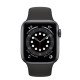 Apple Watch Series 6 GPS - Boîtier en aluminium Gris sidéral 40 mm - Bracelet sport