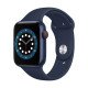 Apple Watch Série 6 GPS -  Boîtier en Aluminium Bleu 44 mm - Bracelet Sport Bleu