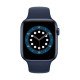 Apple Watch Série 6 GPS -  Boîtier en Aluminium Bleu 44 mm - Bracelet Sport Bleu