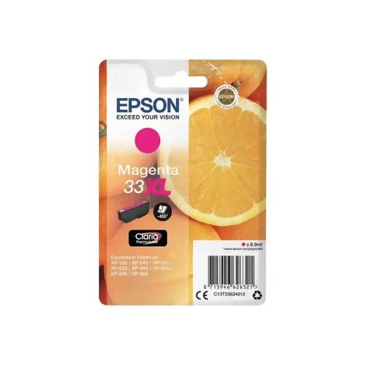EPSON série 33XLcartouche d'encre magenta Claria Premium Oranges