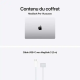 Apple MacBook Pro 14,2" Ecran Liquid Retina XDR - Puce Apple M5 - GPU 10 cœurs/ CPU 10 cœurs - 16 Go RAM - 512 Go SSD - Argent