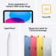 Apple iPad A16 (2025) Wi-Fi 11" Écran Liquid Retina - Puce A16 - CPU 5 cœurs/ GPU 4 cœurs - 6 Go RAM - 128 Go Stockage - Argent