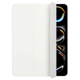 Apple Smart Folio pour iPad Pro 13 pouces (M4, M5) - Fin et léger - Type de protection : Etui avec fermeture magnétique - Blanc