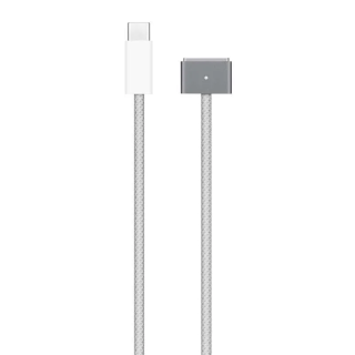 Apple Câble USB-C vers MagSafe 3 (2 m) - Compatibilité: MacBook Air/ Pro M5, M4, M3, M2 - Tissu tressé en nylon - Gris sidéral