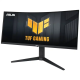 Asus Moniteur incurvé TUF Gaming 34 pouces WQHD - VA - 180 Hz - 1 ms - haut-parleurs stéréo intégrés - AMD FreeSync Premium Pro