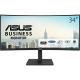 ASUS Moniteur d'accueil 34 pouces WUQHD - RJ45, hub USB, faible lumière bleue, sans scintillement, montage mural