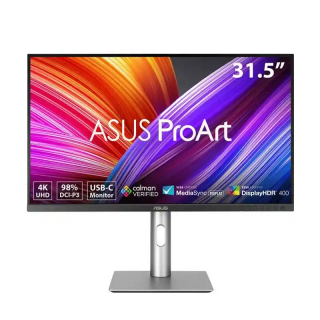 ASUS ProArt Moniteur professionnel 31,5 pouces  4K UHD - IPS - 60 Hz - 5 ms - haut-parleurs intégrés - VESA MediaSync Display