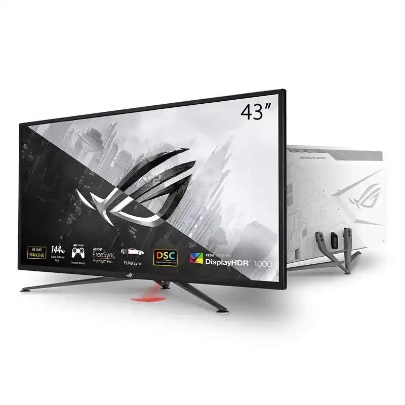 Asus ROG Strix Ecran de jeu 43 pouces 4K UHD - VA - 144 Hz - 1ms MPRT - haut-parleurs intégrés - AMD FreeSync Premium Pro