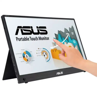 ASUS ZenScreen Moniteur portable FHD 15,6 pouces - IPS, écran tactile 10 points, Mini-HDMI, pied ergonomique, Low Blue Light