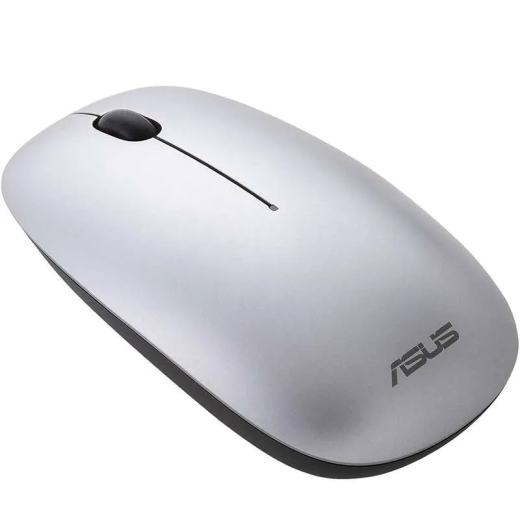 ASUS Souris sans fil MW201C BT RF 2,4 GHz Bluetooth -  jusqu'à 10 mètres de portée - Windows® 10 Chrome OS Windows® 11 - Argent