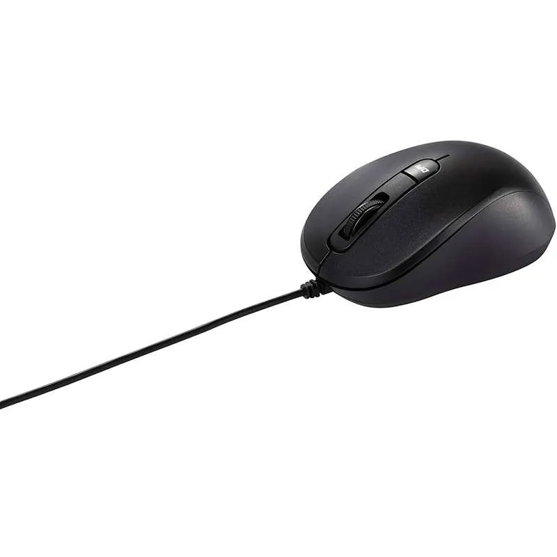 ASUS MU101C Mouse Souris optique filaire avec capteur de suivi ultra-précis, jusqu’à 3200 DPI, boutons gauche/droite