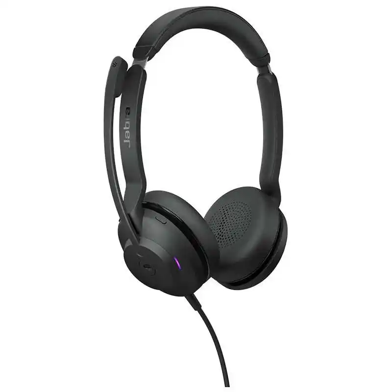 Jabra Evolve2 30 SE Micro-casque filaire stéréo professionnel - USB-A - Microphone rétractable - certifié Microsoft Teams