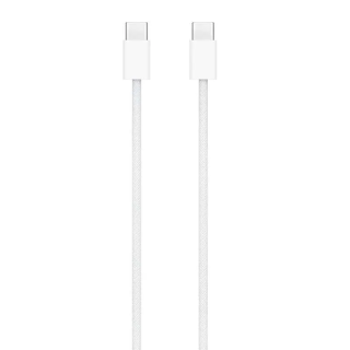 Apple Câble de charge tissé - Certifié Original Apple - USB-C - (1m) mètre - iPhone, iPad, AirPods