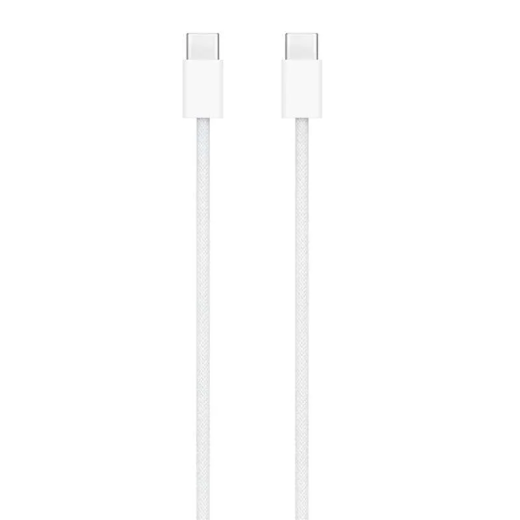 Apple Câble de charge tissé - Certifié Original Apple - USB-C - (1m) mètre - iPhone, iPad, AirPods