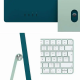 Apple iMac 24" Écran Retina 4,5K - Puce Apple M3 - CPU 8 coeurs/ GPU 10 coeurs - 8 Go RAM - 256 Go SSD - Vert