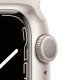 Apple Watch Séries 7 GPS + Cellulaire - Boîtier en aluminium - Lumière stellaire