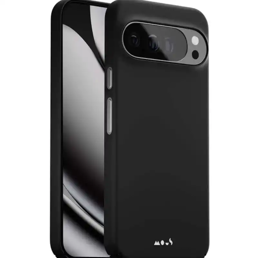 Google Pixel étui  ultrafine Mous avec Pixelsnap Jet Black pour Pixel 10, 10 Pro et 10 Pro XL.