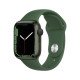 Apple Watch Series 7 GPS  - Boîtier en aluminium Vert 41 mm - Bracelet sport Verte