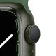 Apple Watch Series 7 GPS  - Boîtier en aluminium Vert 41 mm - Bracelet sport Verte