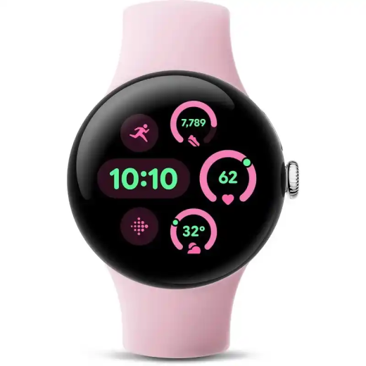 GOOGLE pixel Watch 3 couleur Quartz Rose, une montre connectée