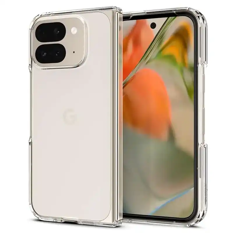 Google pixel  étui Tough Clear Case-Mate pour Pixel 9 Pro Fold très résistant.