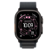 Apple Watch Bracelet - Signé Apple - Boucle 49 mm - Small - Finition titane noir -  Couleur Alpine