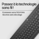 HP 230 Clavier sans fil AZERTY 2,4 GHz - 16 mois d'autonomie - 10 m en zone ouverte - batteries longue durée
