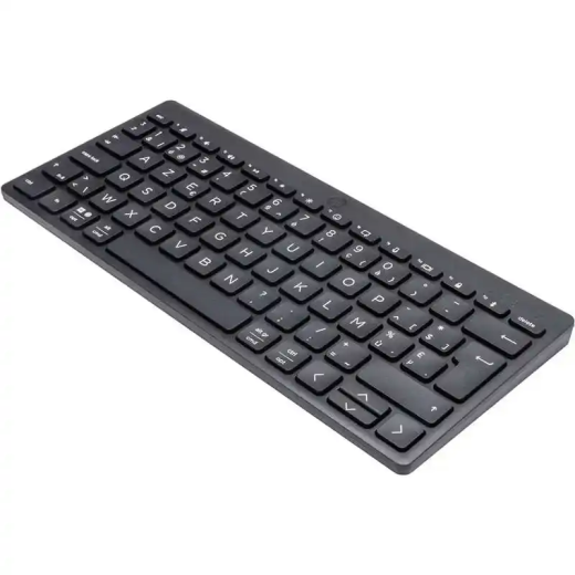 HP 350 Clavier Bluetooth® 5.2 multi-périphériques compact AZERTY - 24 mois d'autonomie - Noir