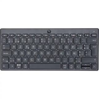 HP 350 Clavier Bluetooth® 5.2 multi-périphériques compact AZERTY - 24 mois d'autonomie - Noir