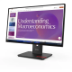 Lenovo Écran 23,8" FHD -ThinkVision T24D-40 _ 1 HDMI 1.4 , 1 DP 1.4 , 1 sortie DP , 1 USB-C , 3 USB-A , 1 USB-C, 1 x RJ45