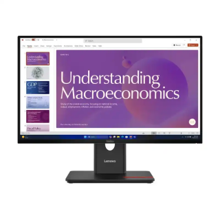 Lenovo Écran 23,8" FHD -ThinkVision T24D-40 _ 1 HDMI 1.4 , 1 DP 1.4 , 1 sortie DP , 1 USB-C , 3 USB-A , 1 USB-C, 1 x RJ45