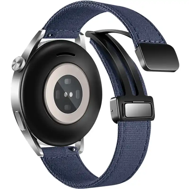 Huawei Watch 4 Pro bracelet interchangeable de montre 20 mm en nylon légère respirante ajustable Blue