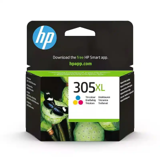 HP 305XL Cartouche d’encre trois couleurs grande capacité.