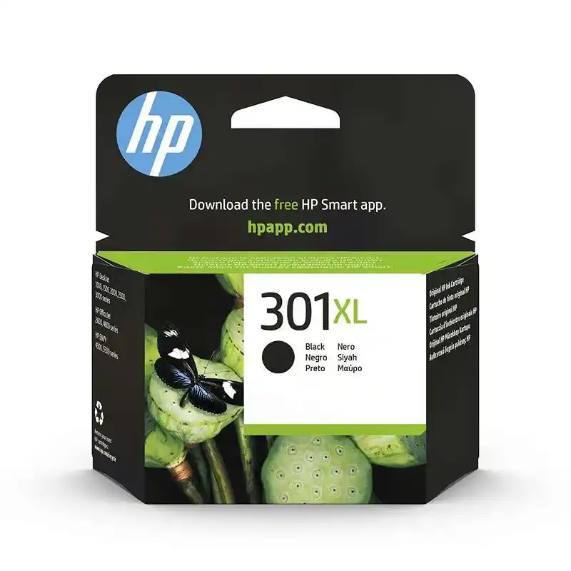 HP 301XL cartouche d'encre noir grande capacité authentique